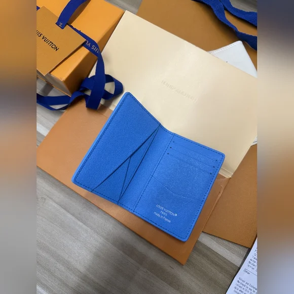 Louis Vuitton Pocket Organizer Blue
